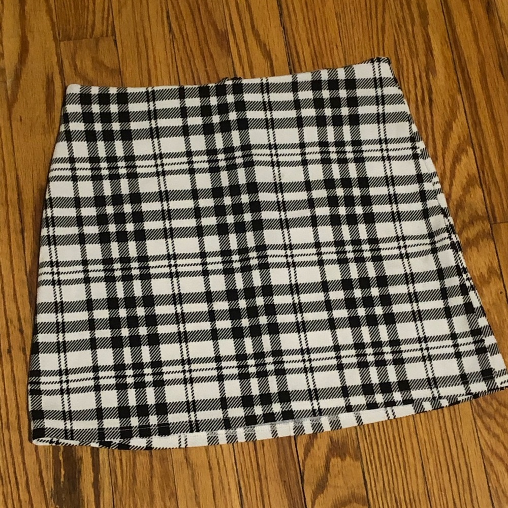 Mini Plaid Skirt